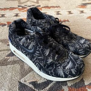 Nike X Pendleton Air Force 1’s size 10 nikeID wool